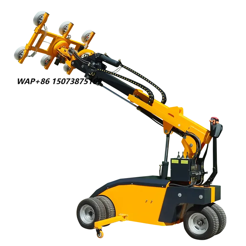 400kg 500kg 600kg 1200kg Glass Plate Handling Installing Robot Self Moving Glass Vacuum Lift