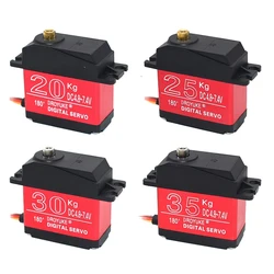 Doyuke Metal Gears Waterproof 20KG 25KG Servos 180 /270 Degree Large Torque Digital Servo  & 25T Arm For RC Car Truck