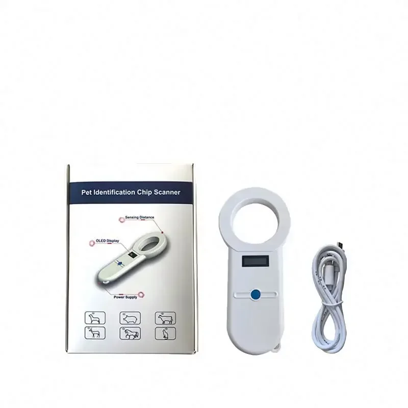 

Pet Handheld Animal Identification Chip Scanner Reader 134.2khz Dog Microchip Scanner