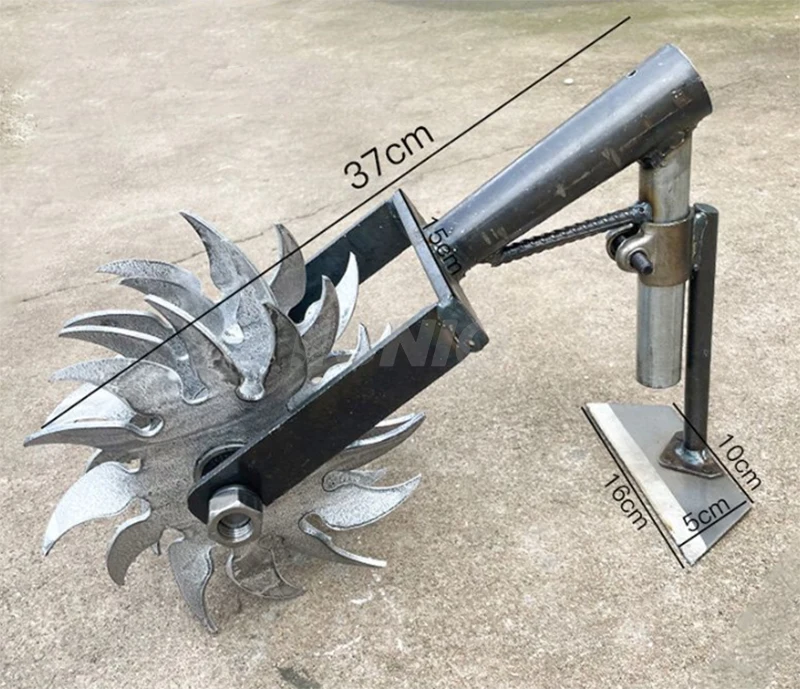 Taman Baru Melonggarkan Tanah Rumput Aerator Thatch Scarifier Rake Roll Kultivator