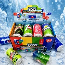 New Simulation Soda Can Squishy Toy Slow Rising Soft Squeeze Fidget Toy Stress Relief Decompression Toy Kids Birthday Favors
