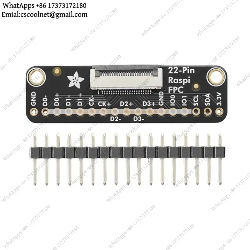22-Pin 0.5mm FPC Breakout Board Adapter for Raspberry Pi 5 DSI Display Ribbon Cable RP2350 HSTX GPIO Extension Compatible