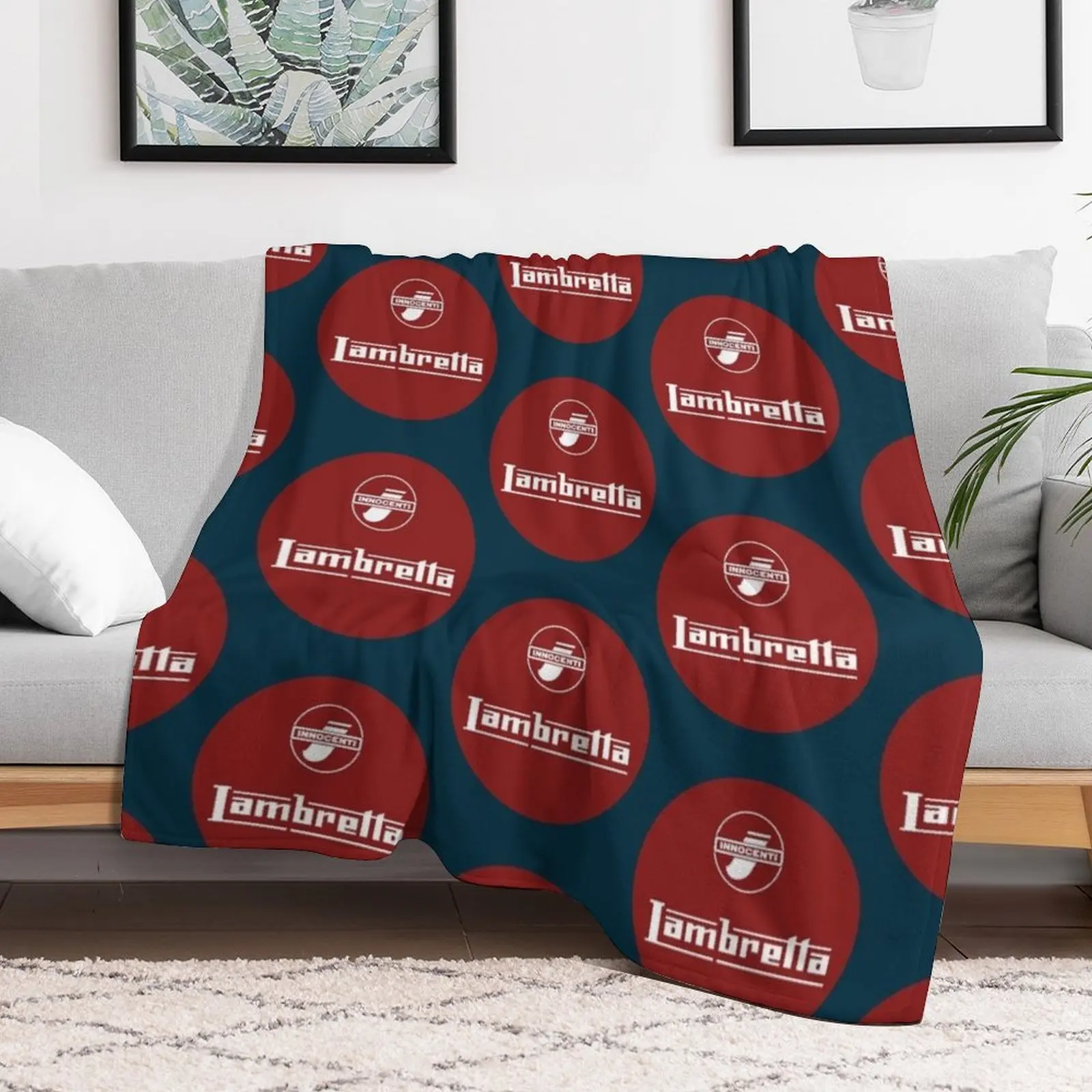 Lambretta Throw Blanket