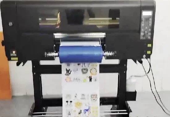Three-dimensional 320mm 3d Uv Printer for Fabric Texture and Metal Water Bottle Cmyk White Varnish Colors