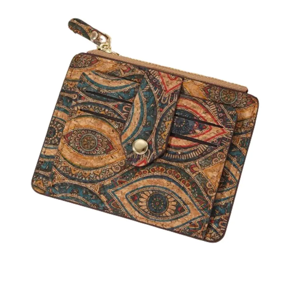 Vintage Women's Short Wallet Large Capacity Multi-position Multi-card Slot Purse Card Holders Multi-function Card Holder Unisex