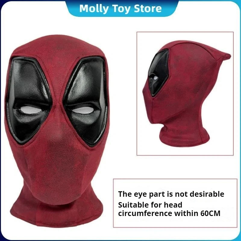 Halloween Superhero Deadpool Wade Full Head Cosplay Mask Dead Fantasia Pool Helmet Costume Accessories Props Adult Men Disguise