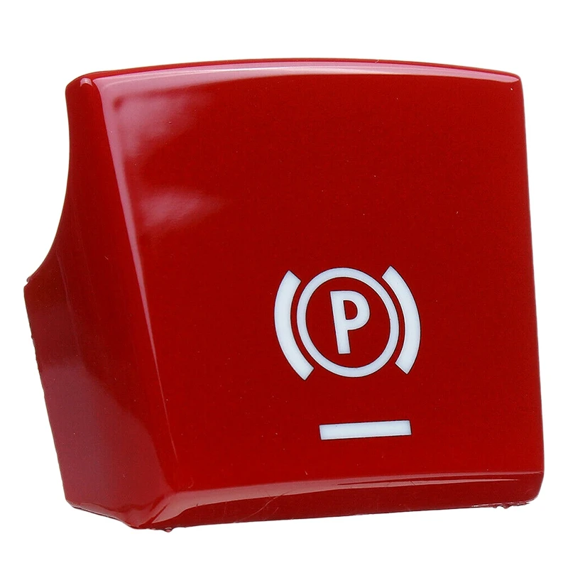 Parking Brake P Button Switch Cover for -BMW 5/6/7 Series F10 GT F07 X3 F25 X4 F26 X5 X6 2010-2014 Red