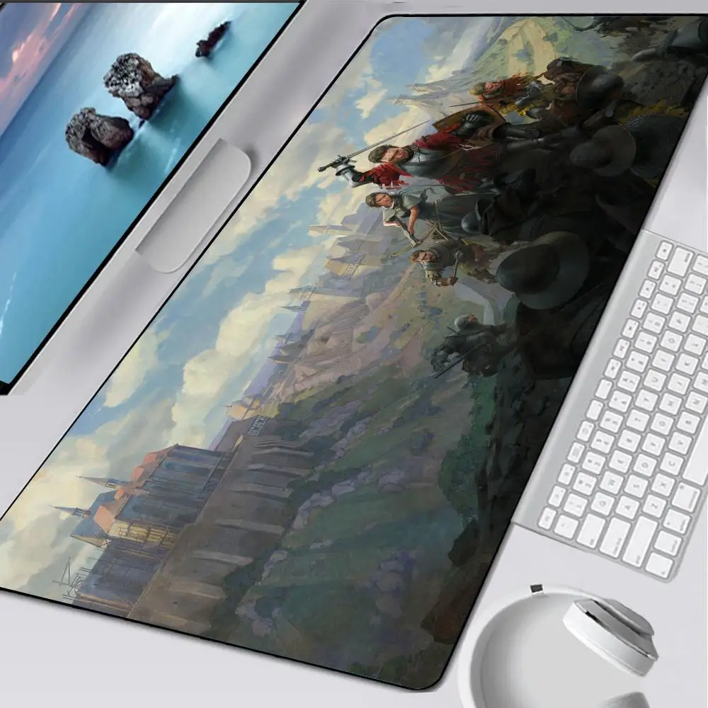 Kingdom Come Deliverance 2 Mouse Pad Rubber Mat Laptop Xxl Mousepad Notebook Gamer Computer Table Gaming Accessories