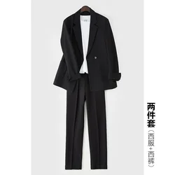 1-A41  Sense Casual Suit suit Men's Loose Korean-style Fashionable Suit Coat Commuting to Work