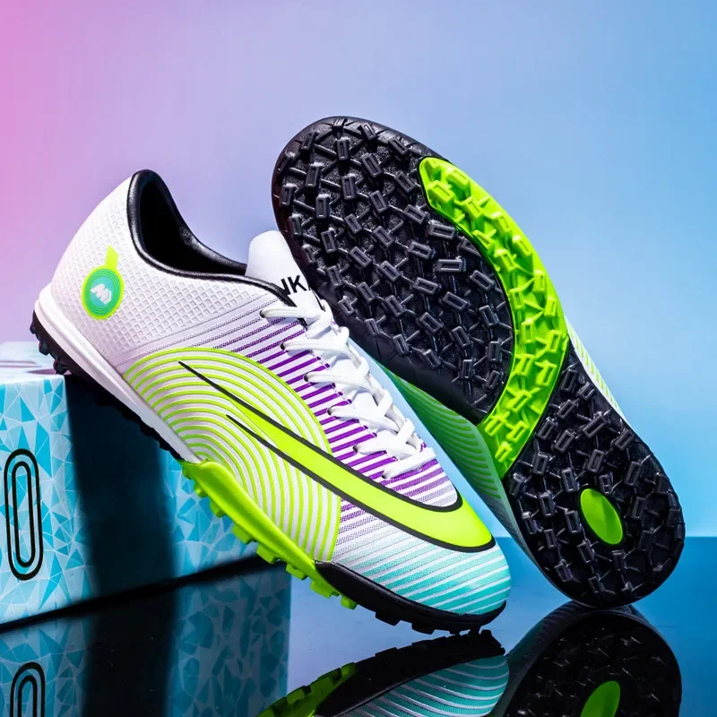 Męskie buty piłkarskie Młodzieżowe korki piłkarskie Turf Niskie buty TF Sport Training Running Sneaker Outdoor/Indoor