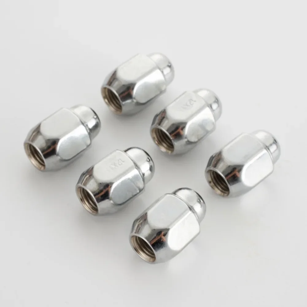 1pc Wheel Lug Nuts Screws Suit for Hyundai Kia Series M12x1.5 Hex 21mm Thickness 32mm