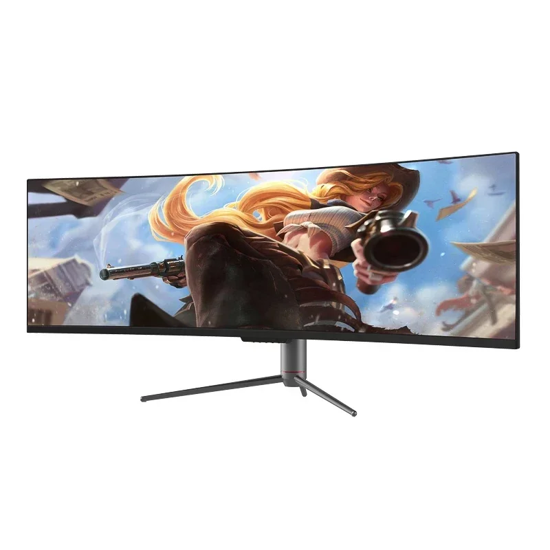 49-calowa, zakrzywiona gra komputerowa, 144 hz, 120 Hz, bez obramowania, 4K, 5K HDR, gra s