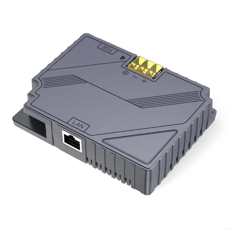 

150W GigE PoE Injectors Protective ESD Surges Safe Vehicle Networking PoE Adapter 193A