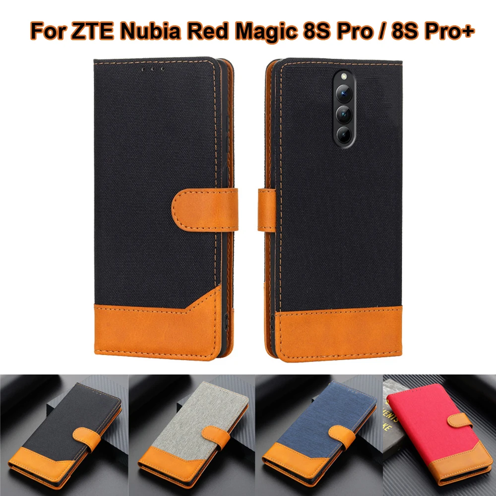 

Etui Na Nubia Red Magic 8S Pro Case Wallet Cover PU Leather Phone Cases For Funda ZTE Nubia Red Magic 8S Pro+ 8SPro NX729J Coque