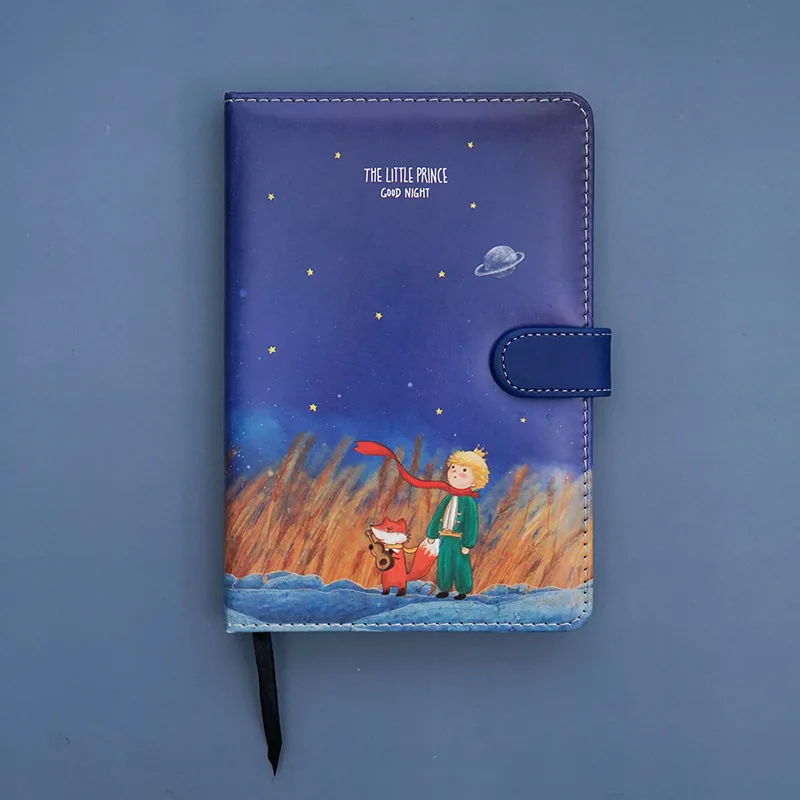 A5 My Little Prince Blue Buckle Diary Journal Travel Diy Notebook School Kids Gift Item Colored Inside Pages Office Supplies New