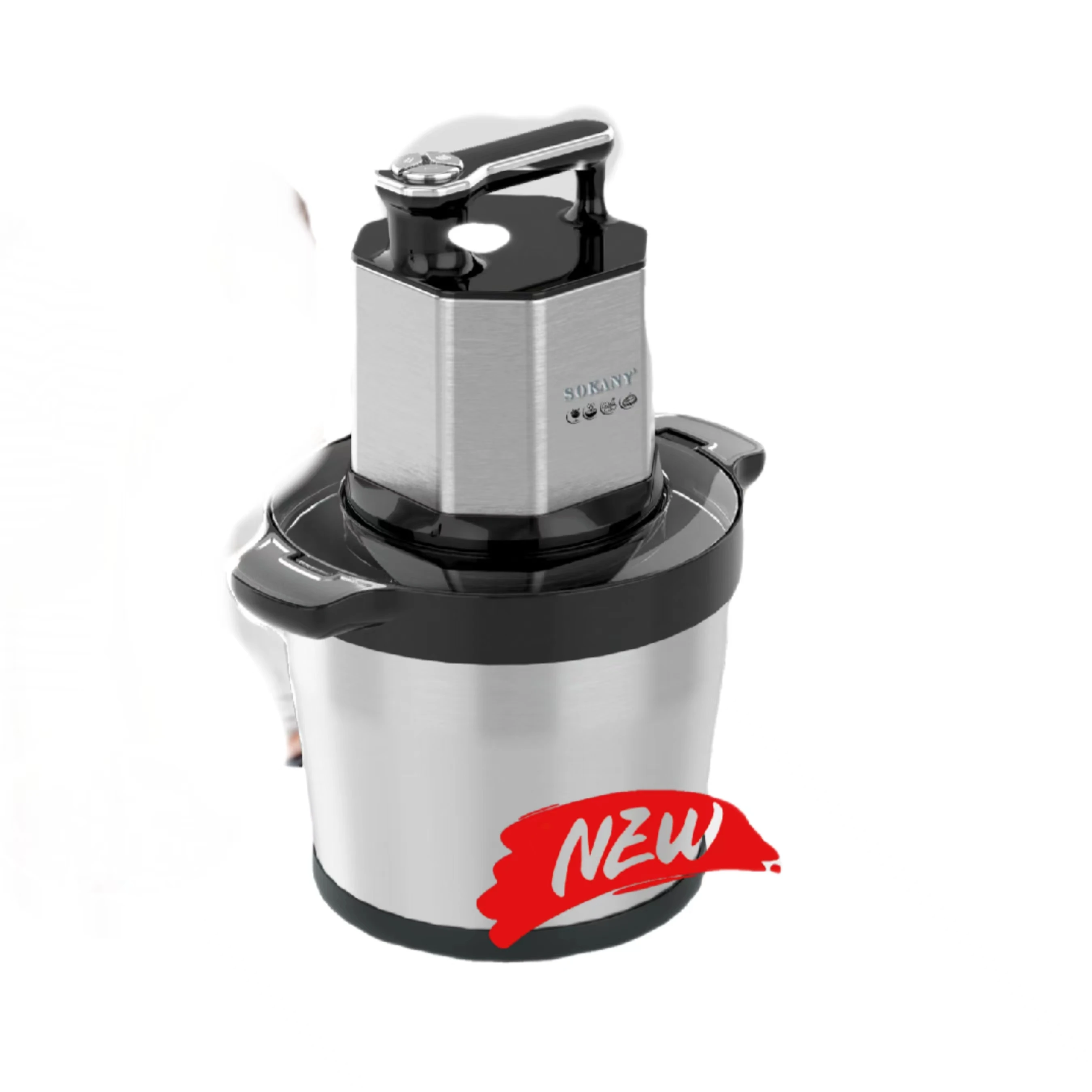 High Quality 8L Electric Stainless Steel  Pounding Machine Food Processor Chopper Meat Grinder