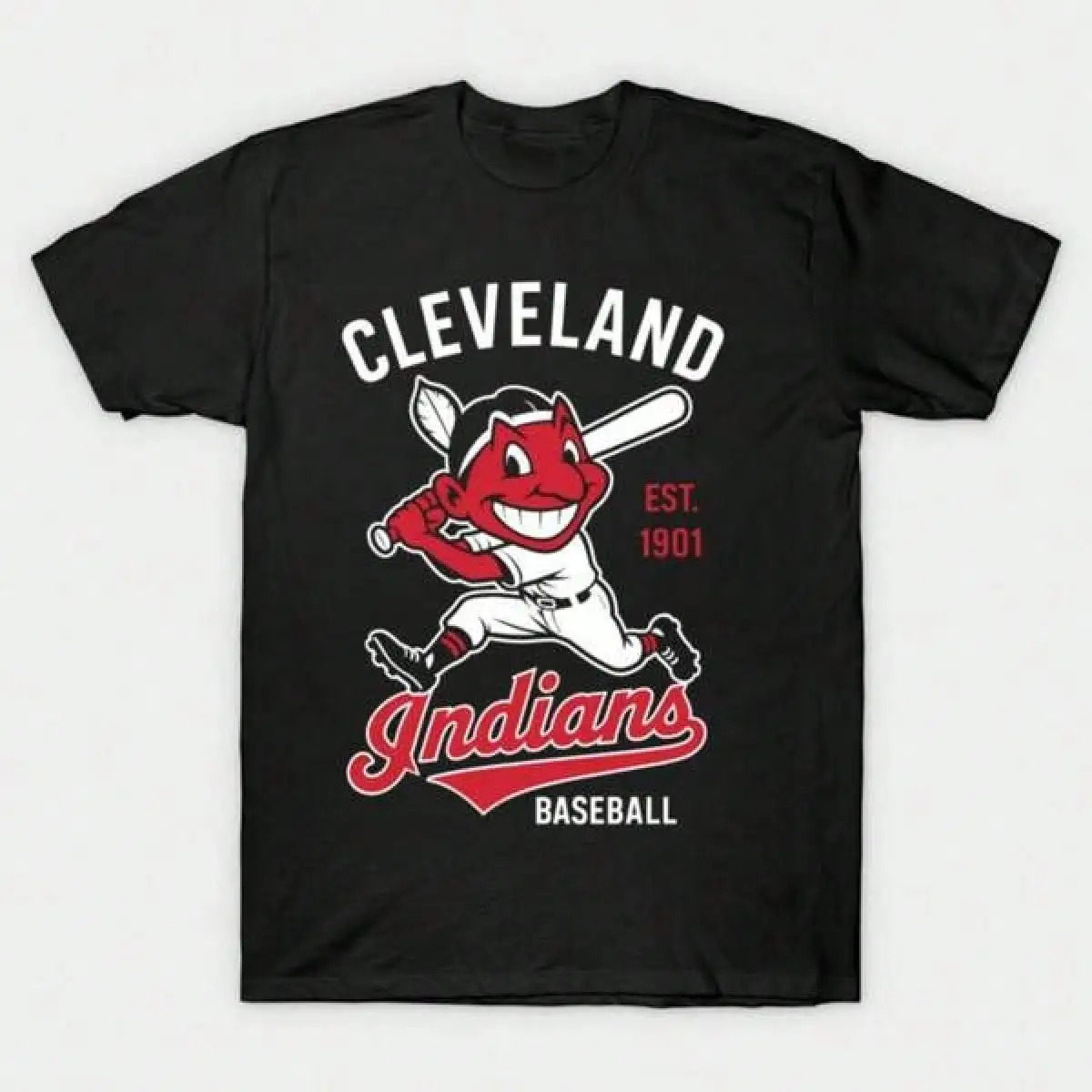 T Shirt Print ,Graphic-Cotton Tees Size Plus,Retro Sports Print Casual Tops For Women, Cleveland Vintage Baseball Graphic T-Shirt,100% Cotton Summer Tops,Streetwear For Baseball Fans,With Shirt,Summer Tops,Shirt Suitable