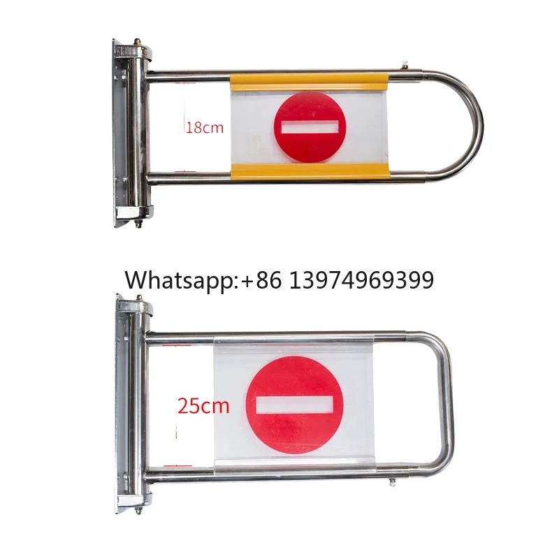 Wholesale Customized Good Quality the New Kind Supermarket Shop Checkout Counter Swing Barrier Gate Stainless Steel Anti-Pinch