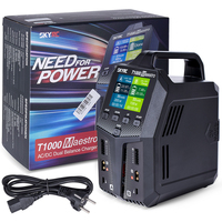 SKYRC T1000 RC Battery Charger for 1-6S Lipo Battery Balance Charger/Discharger LiFe NiMH NiCd Maestro AC/DC Charger SK-100182