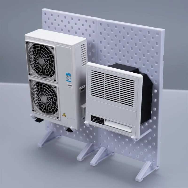 Simulation Air Conditioner Model for 1/12 1/14 Scene Decoration Home Appliances Miniature Model