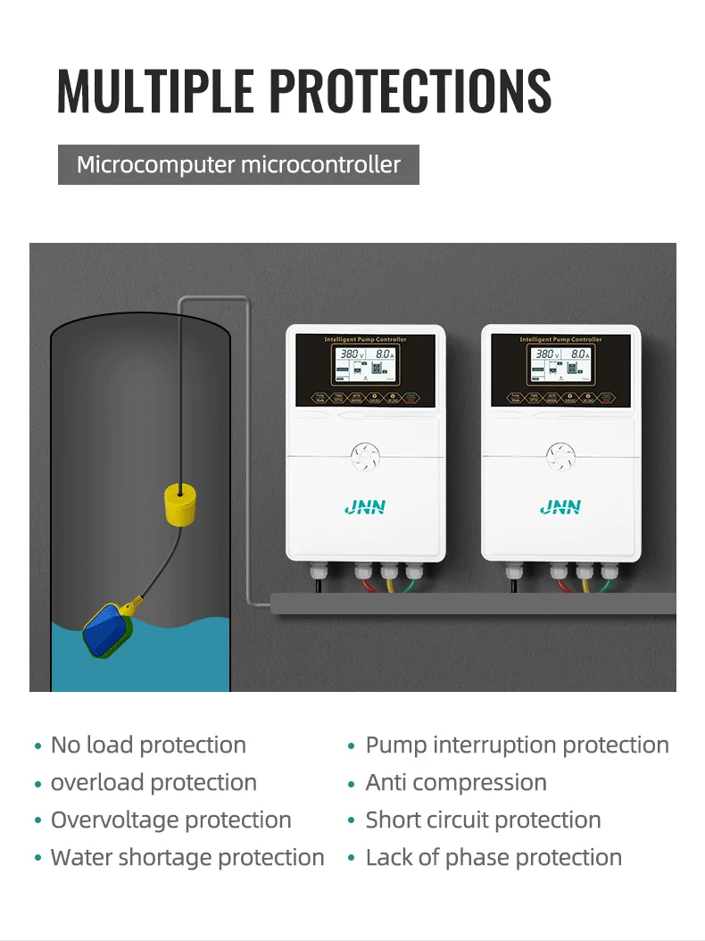 Picture 6: Smart Water Pump Controller, Controls Two Pumps, Automatic protection Digital Screen Display