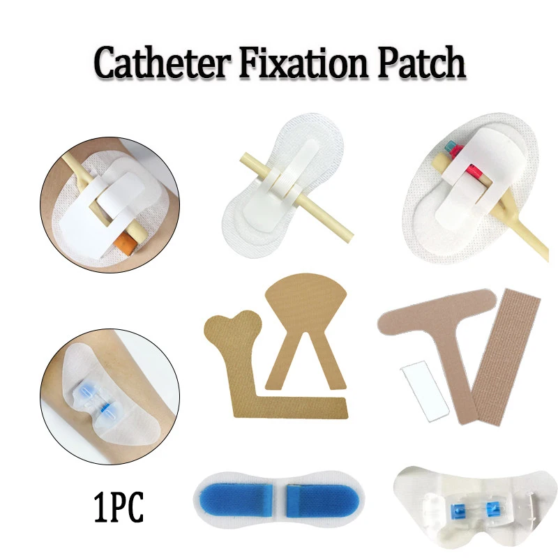 1Pc Tube Fixing Sticker Sterile Medical PICC/CVC Catheter Fixation Tape Nasogastric Tube Fixation Patch Butterfly Buckle Fixing