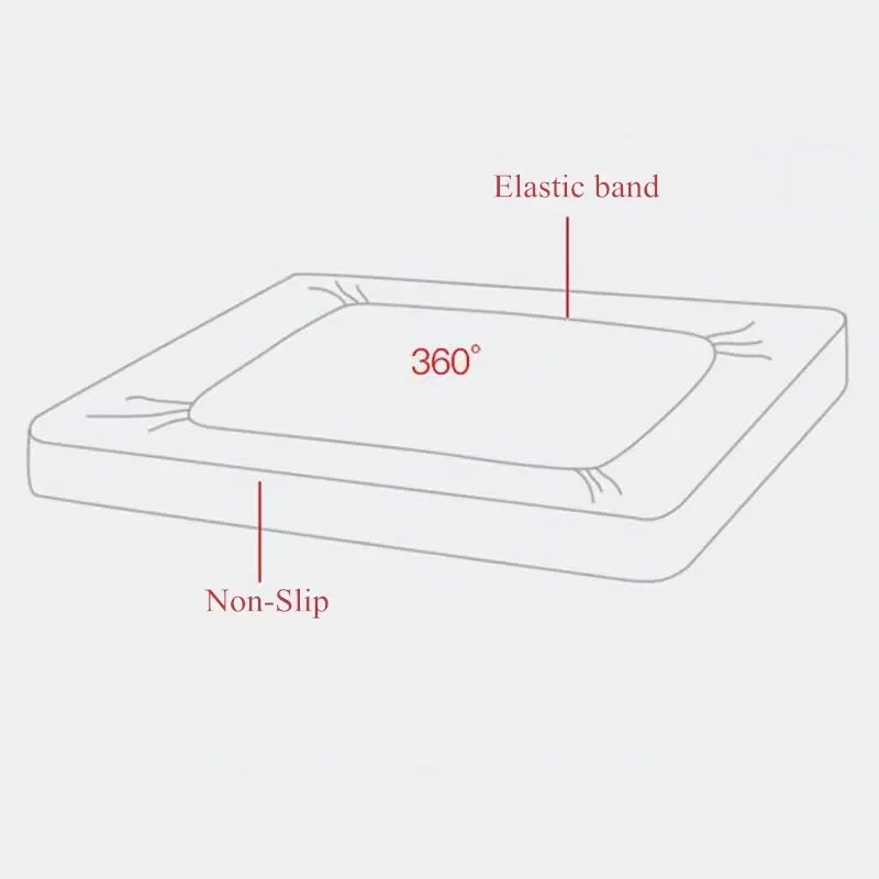 Winter warm solid flannel elastic band fitted sheet mattress protector cover super soft king size double bed bed sheet