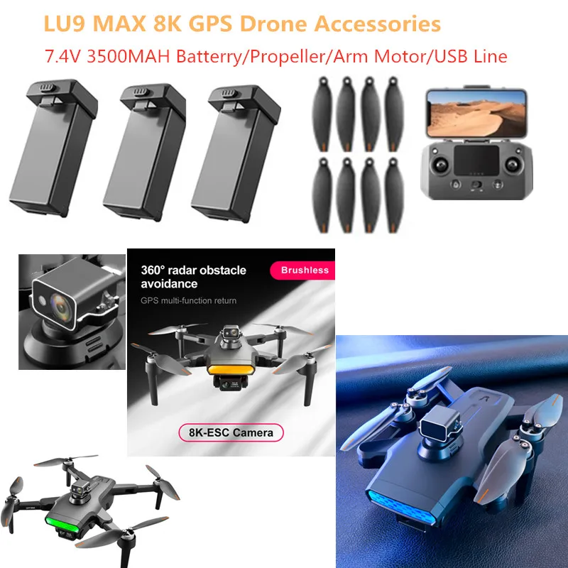 LU9 Max Gps Rc Dron… - image