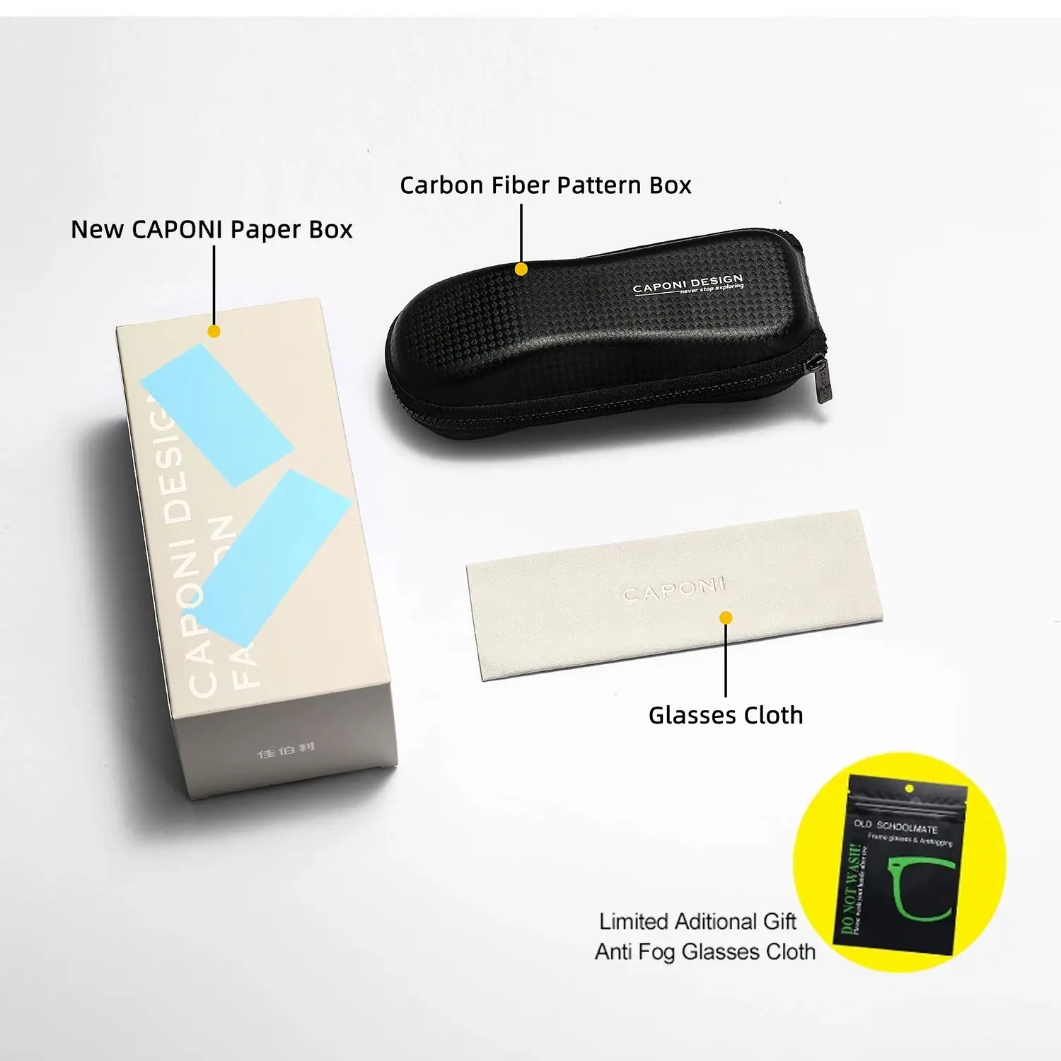 CAPONI 아세테이트 선글라스 여성용 고품질 나일론 소재 렌즈 한국 브랜드 디자인 안경 UV400 컷 블랙 쉐이드 CP7570