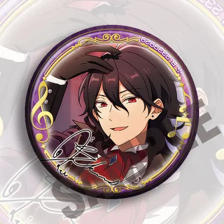 Ensemble Stars!Valkyrie Kiryu Kuro 58MM BADGE ROUND IRON  значки