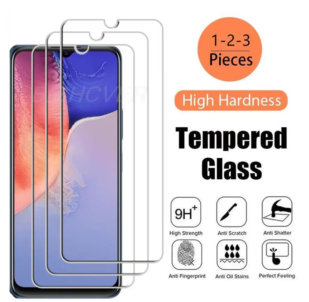  For Vivo Y01 Y15s Y10 Y15a Y15c V2120 V2147 V2134 Tempered Glass Protective On For Vivo Y01 Y15s Screen Protector Film Cover