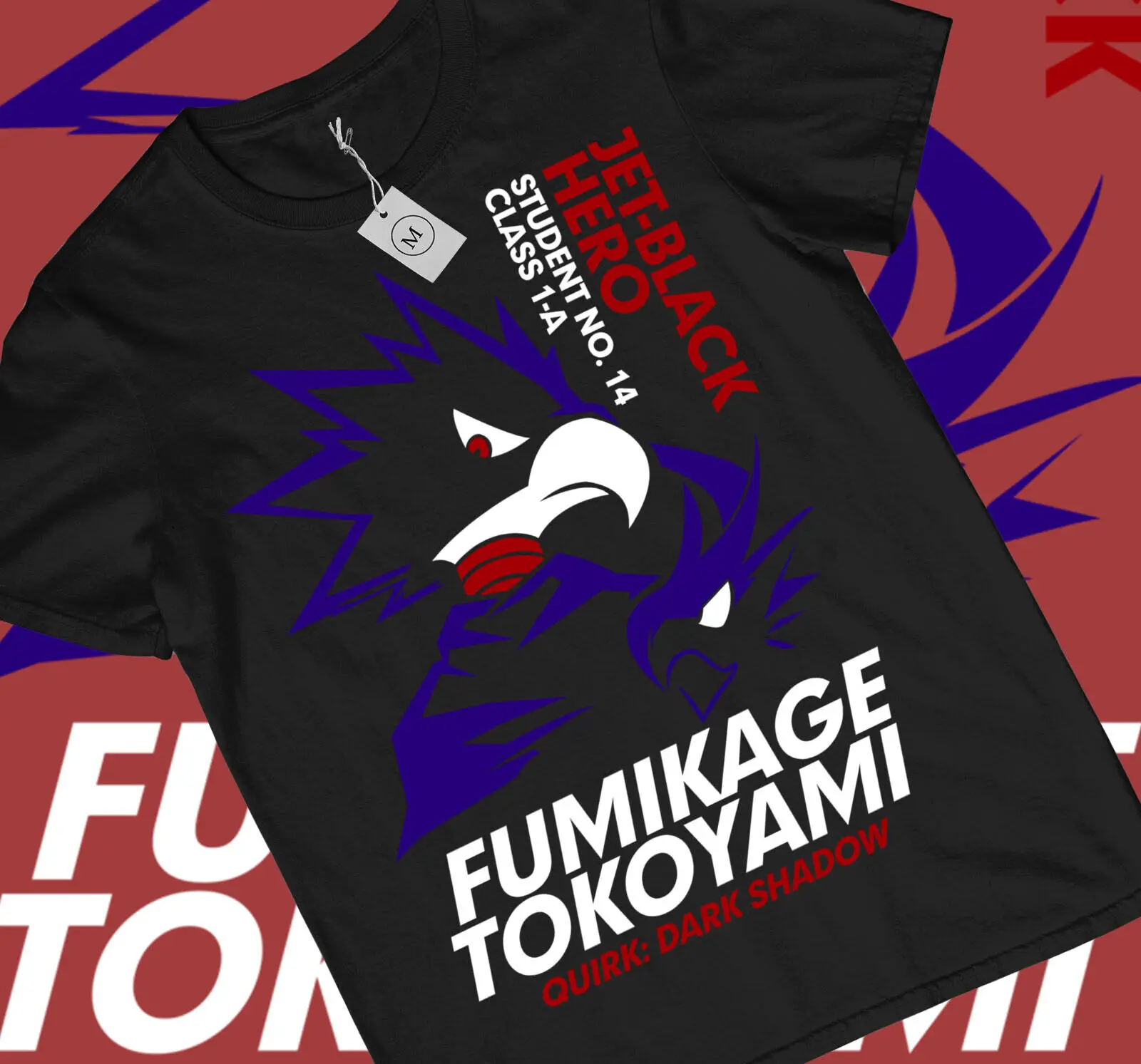 Fumikage Tokoyami My Hero Academy T Shirt for Anime and Manga Lovers