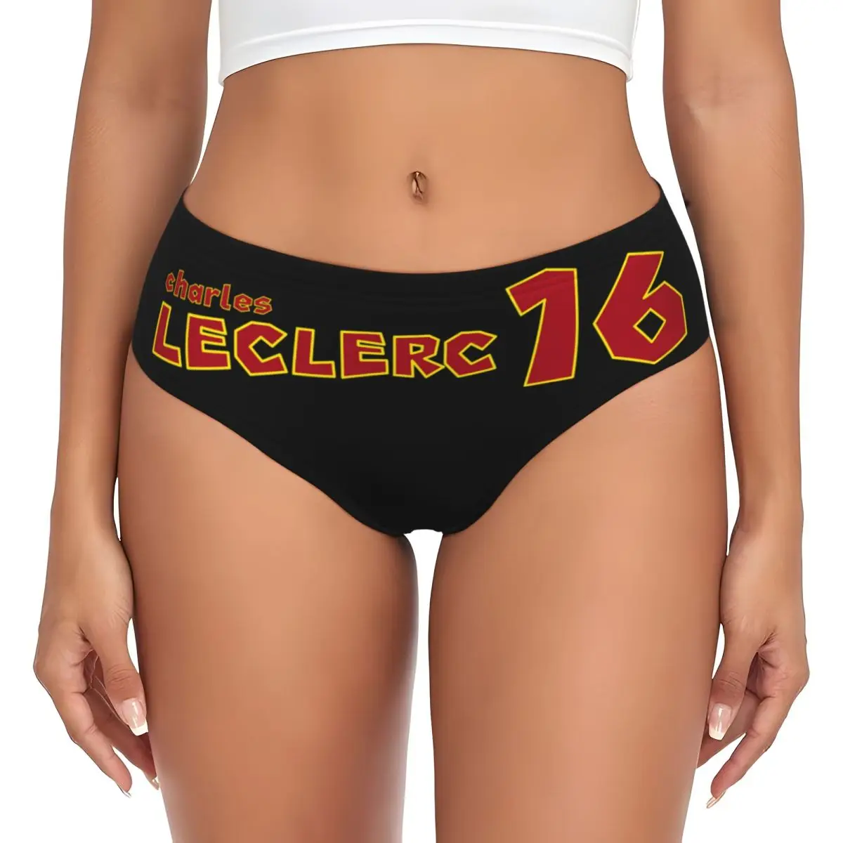 

Custom Charles Leclerc 16 Brief Panties Womens Breathable Stretch Underwear