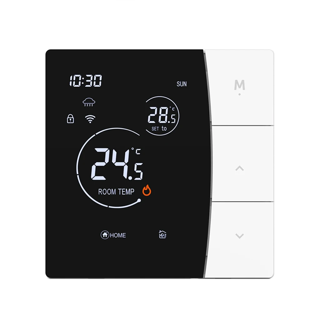 Energy Efficient Heating Control Home Automation 86*86*41 MM Electric Floor Heating Compact Design Energy Cost Reduction