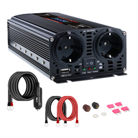 LVYUAN Car Inverter Fuse Protection 12V 24V 110V 220V 1500W 3000W Modified Sine Wave Inverter 12V 220V