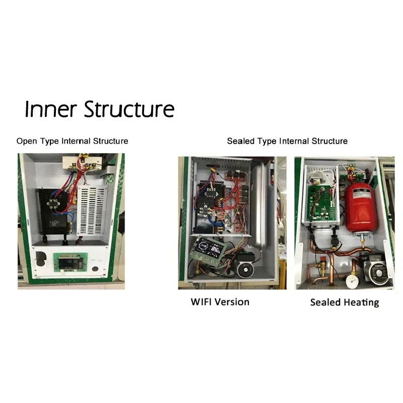 Zhen Ang KW Induction Wall Mounted Combi Boiler Heating And Shower