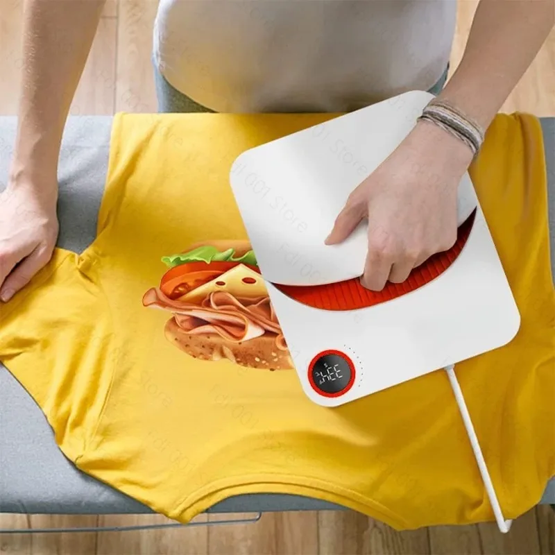 Mini Heat Press Machine Small Heat Transfer Machine for T-Shirt Clothes Printing Logo Ironing