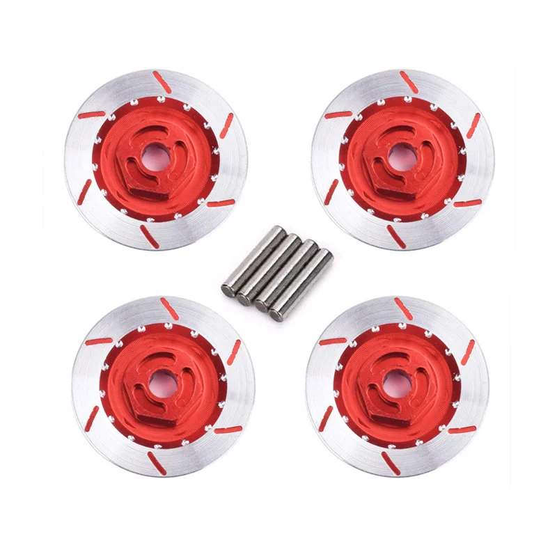 tamiya tt-01 tt02 HPI HSP 94123 1/10 RC On Road Racing Car 4PCS 12mm Aluminum Alloy Brake Disc Wheel Rim Box Hex Adapter