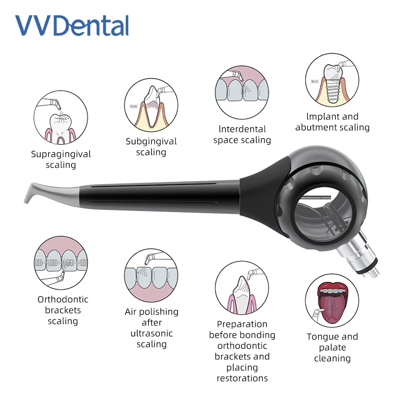 Odonto Sem Galantia VVVJJateamento Odontológico, atualizado 20g, grande capacidade, liga de alumínio, unidade de jateamento de areia, PV5, genuíno