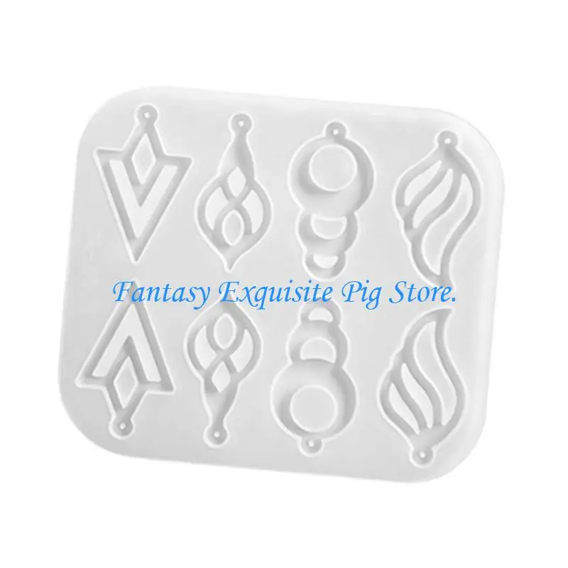 Silicone Jewelry Casting Mold for Resin and UV Resin with Detailed Cavities and Flexible Release of Cured Pieces 