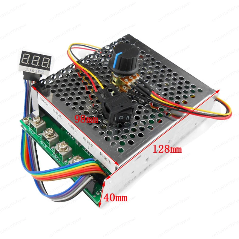 Pulse Width Modulation Speed Controller, DC Motor Digital Display, 0 ~ 100% Adjustable Drive Module Input MAX60A 12V 24V 48V