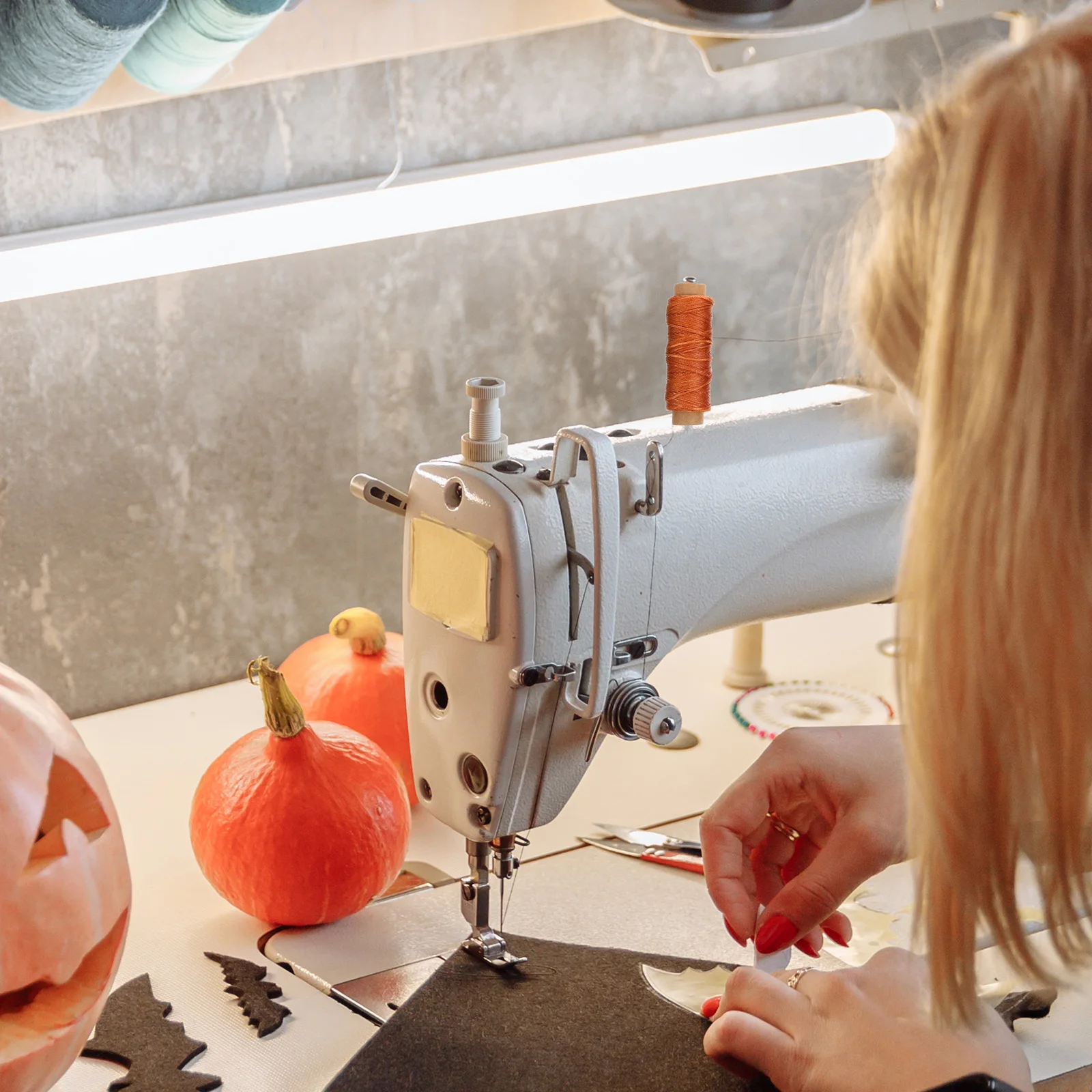 

12 Rolls Sewing Waxed Thread Cord Kit Portable Household Sewing Tools DIY Leathercraft Supplies for Beginners Professionals