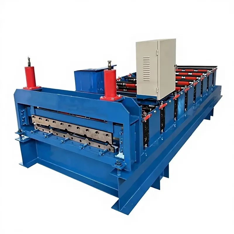 Industrial Metal Roof Tile Roll Forming Machine Building Roof Panel Forming Machine