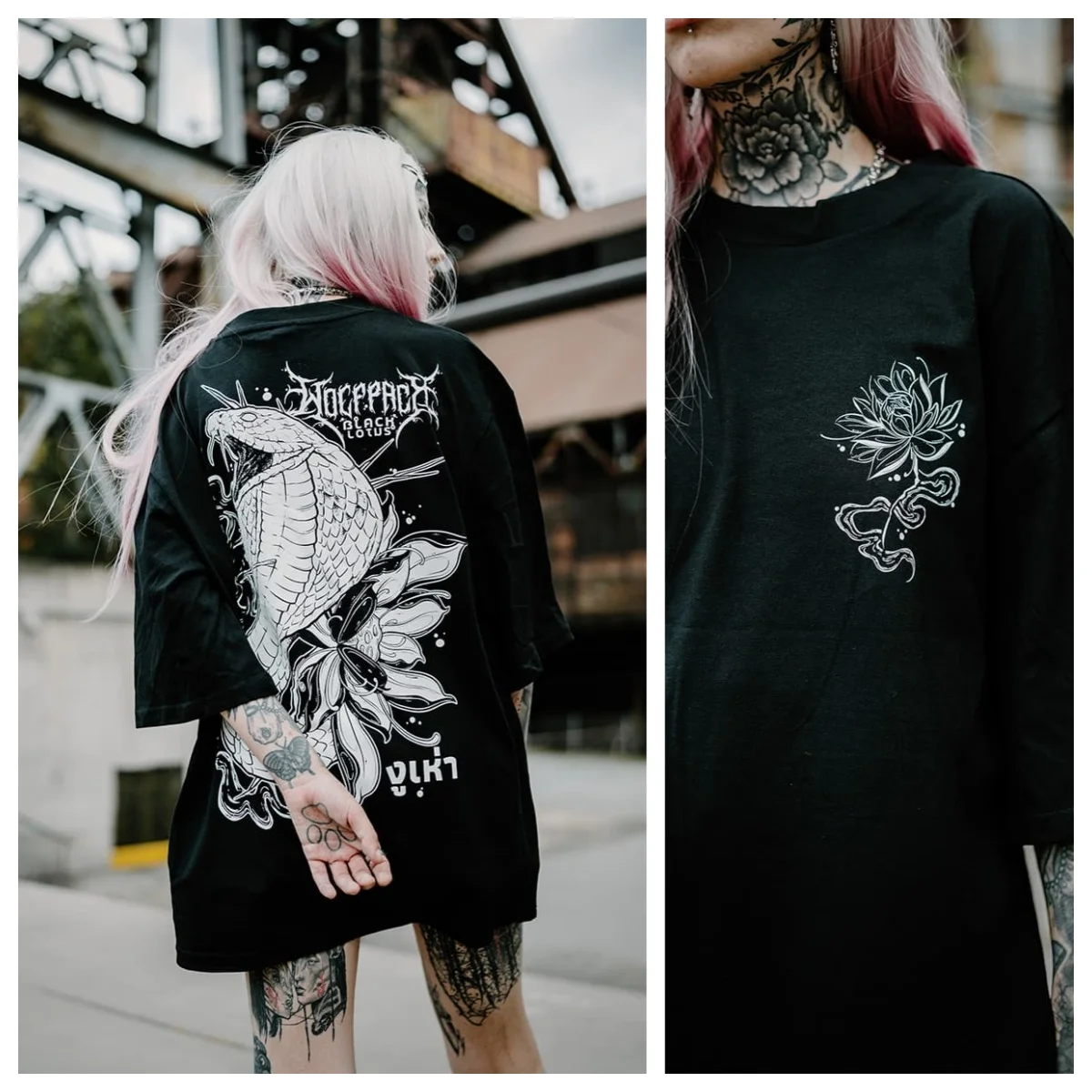 SCALES&SILENSE Retro Tattoo Art Style Summer Casual T-Shirt Men's and Women's Luxury Brand