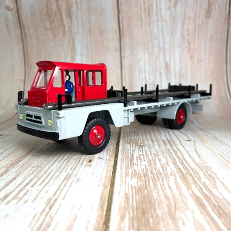 1:43 Scale Dinky Camion Saviem Porte-Fer Alloy Steel Transporter Model Car Classic Adult Souvenir Gift Static Display