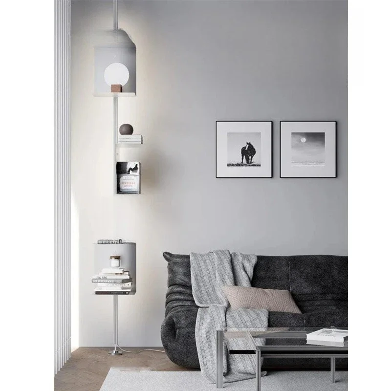 

Bookshelf Aluminum Profile Stainless Household Display Shelf Storage Storage Display