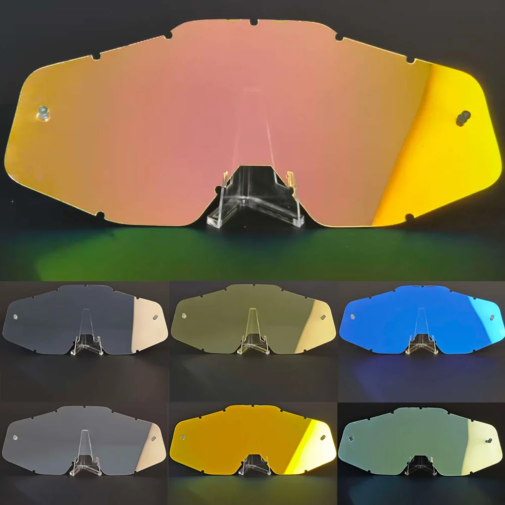 ACC MX Motocross Goggle Lens, Tear Offs Laminated 10 Pack, Multi‑color Optional 1PC/2PC/3PC Spare Lens For Dirt Bike Goggles