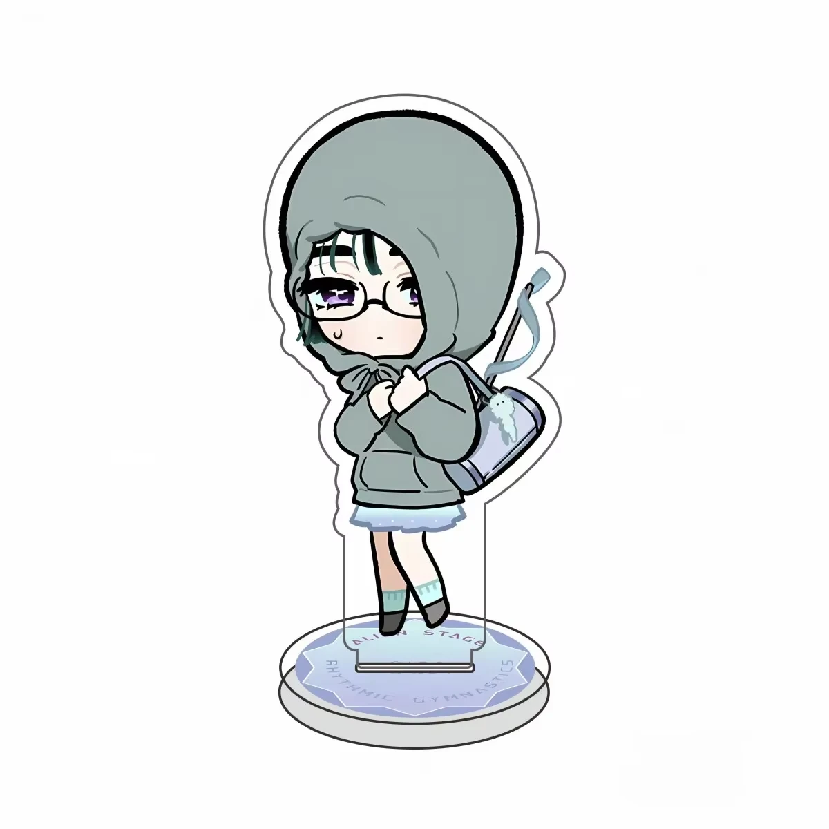 1/2/6pcs Alien Stage Anime SuaTill Stand Acrylic Maid Doll Action Model Decoration Accessory Desktop Girl Boy Gift Ornament