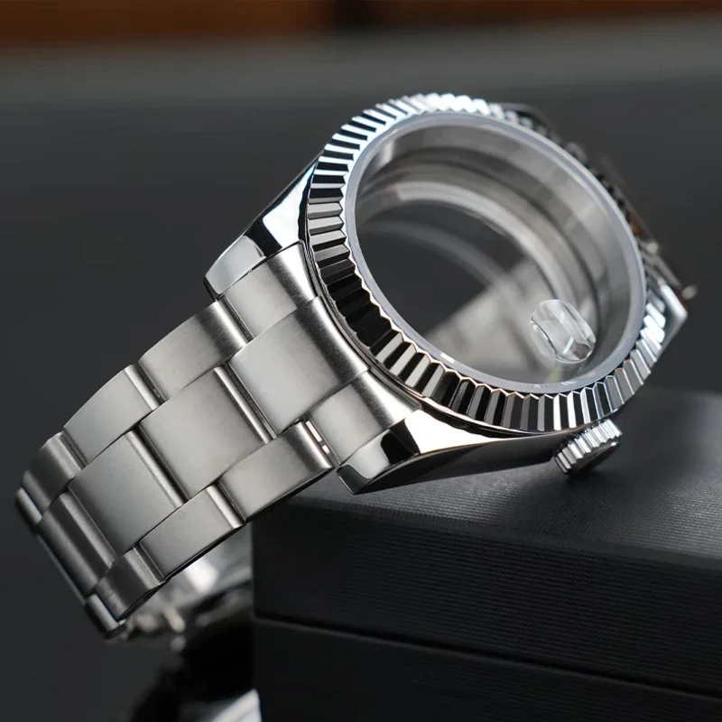 

50M Diving Case 36mm 40mm Fit NH35 NH36 NH34 GMT ETA 2824 PT5000 Watch Case Jubilee Bracelet Sapphire Glass Slide Buckle