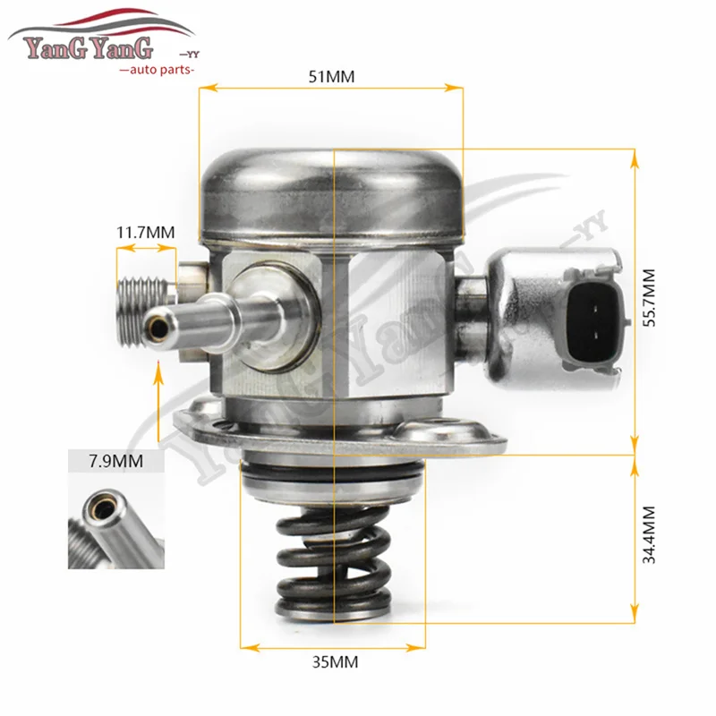 High Pressure Fuel Pump 0261520265 166304BD0A For Dongfeng Nissan Kizashi 2014 2.0L